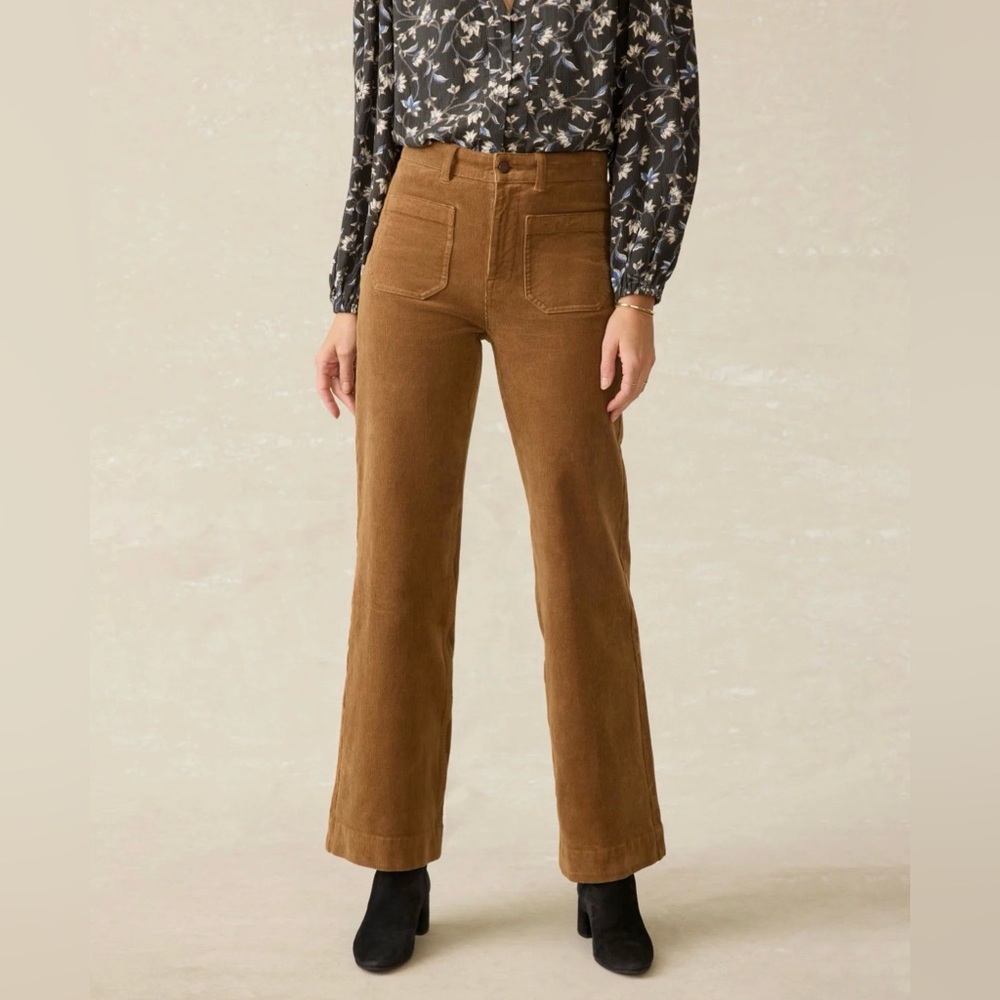 Faherty Brown Stretch Cords